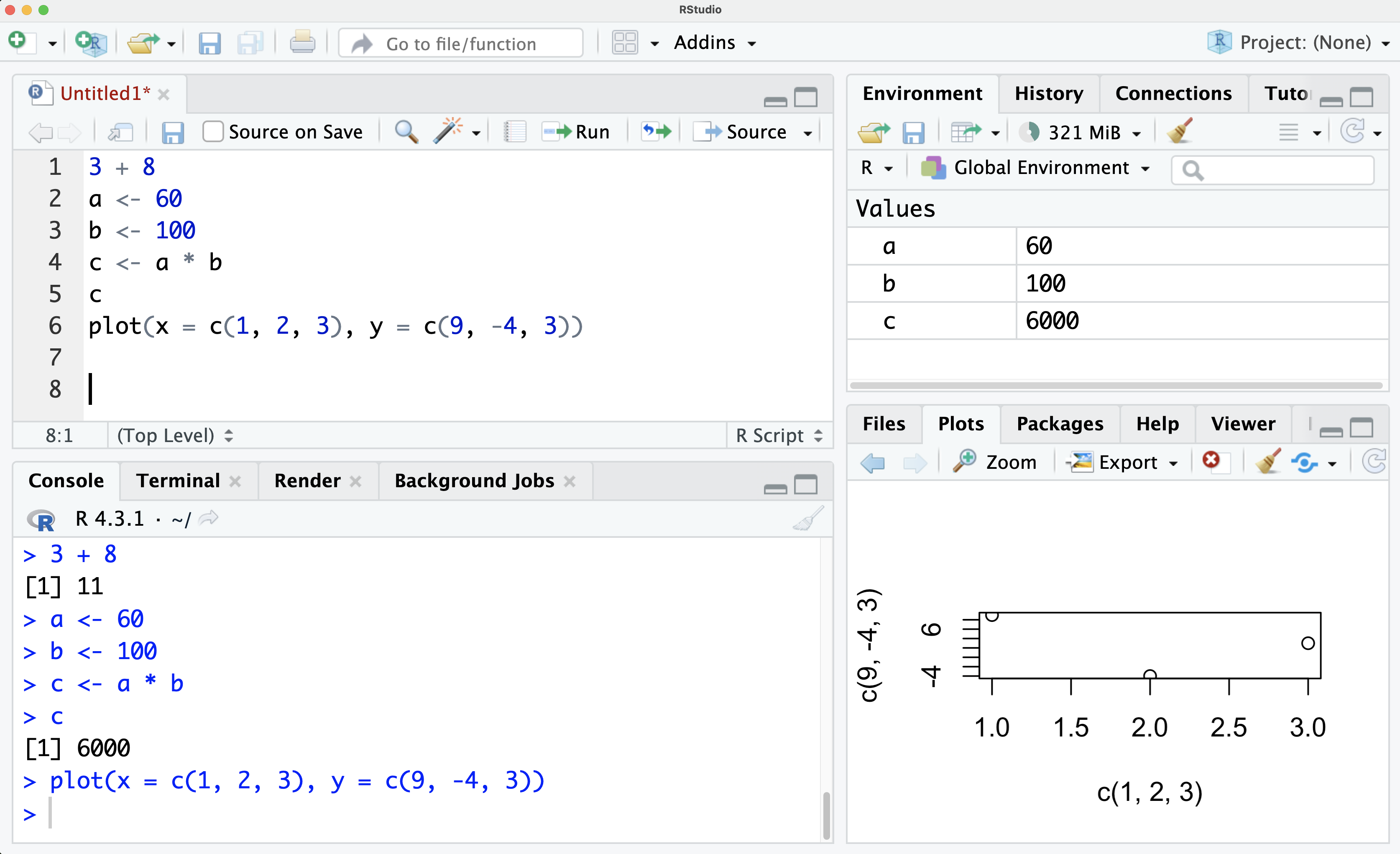 RStudio Interface